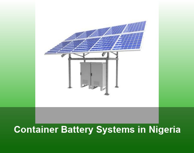 Container Battery Systems in Nigeria